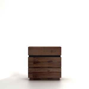Cómoda Moderna de Roble Pacífico Negro con Cajones para Dormitorio - Product Image 1