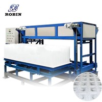 Machine à glaçons industrielle de haute qualité, 2 tonnes, 3 tonnes, refroidissement direct, production de blocs de glace de 5 kg et 10 kg