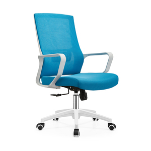 Silla de Oficina Ejecutiva Moderna de Tela Negra a Bajo Precio, Giratoria, Ajustable en Altura, Importada, Respaldo Medio, Muebles de Oficina de Fábrica - Product Image 2