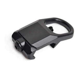 고압 사냥 슬링 퀵 디태치 부착물 20mm 투포인트 전통 슬링 마운트 강력한 스틸 & 아연 합금 블랙 - Product Image 1