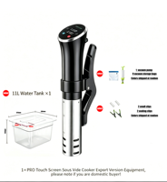 Circulateur à immersion sous vide en acier inoxydable de haute qualité, machine électrique à cuisson lente à basse température pour la maison