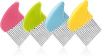 Couteau ondulé manuel en acier inoxydable, coupe-gaufres à puces de légumes, coupe-frites
