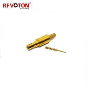 rf coaxial CRC9 TS9 straight crimp with pin tube rf adaptor rg174 cable connector