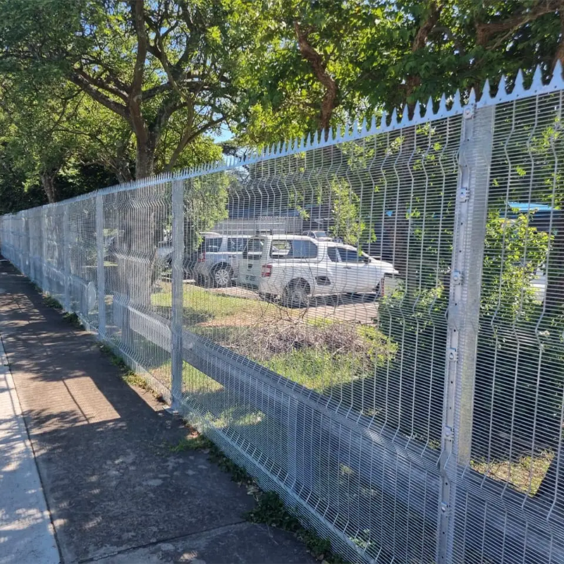 Security Property Fence Hot Dipped Galvanized Steel Security Fences 358 Anti Climb Welded Mesh ...