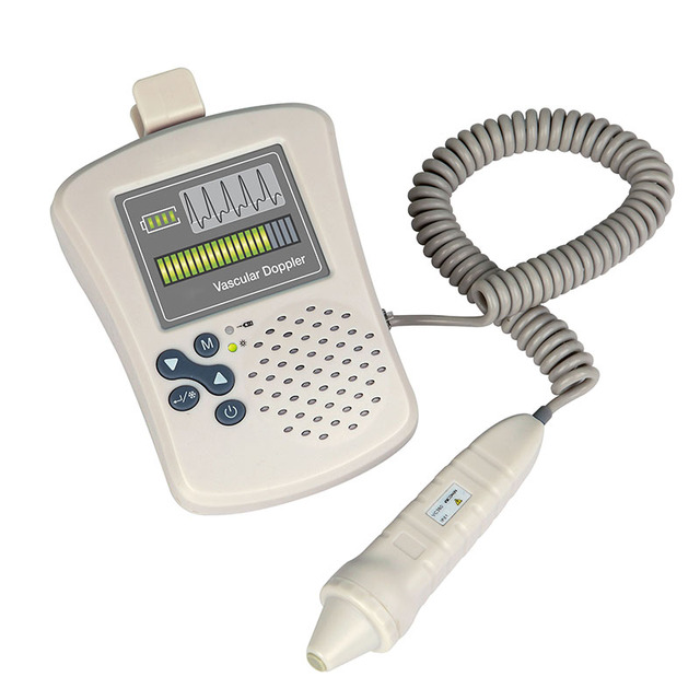 High-Quality Handheld Vascular Doppler with 8.0 MHz Probe Vascular Pocket Doppler