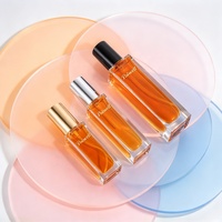 Vente en gros de flacons de parfum en verre luxueux, anti-fuite, avec pompe pulvérisatrice, vides, 30 ml, 50 ml, 100 ml, boîte personnalisée