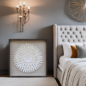 Nhà Máy Bán buôn tùy chỉnh thân thiện với môi nghệ thuật hiện đại Deco vuông cửa kính handmade bền tủ trưng bày trang trí nội thất nhà bếp DIY - Product Image 2