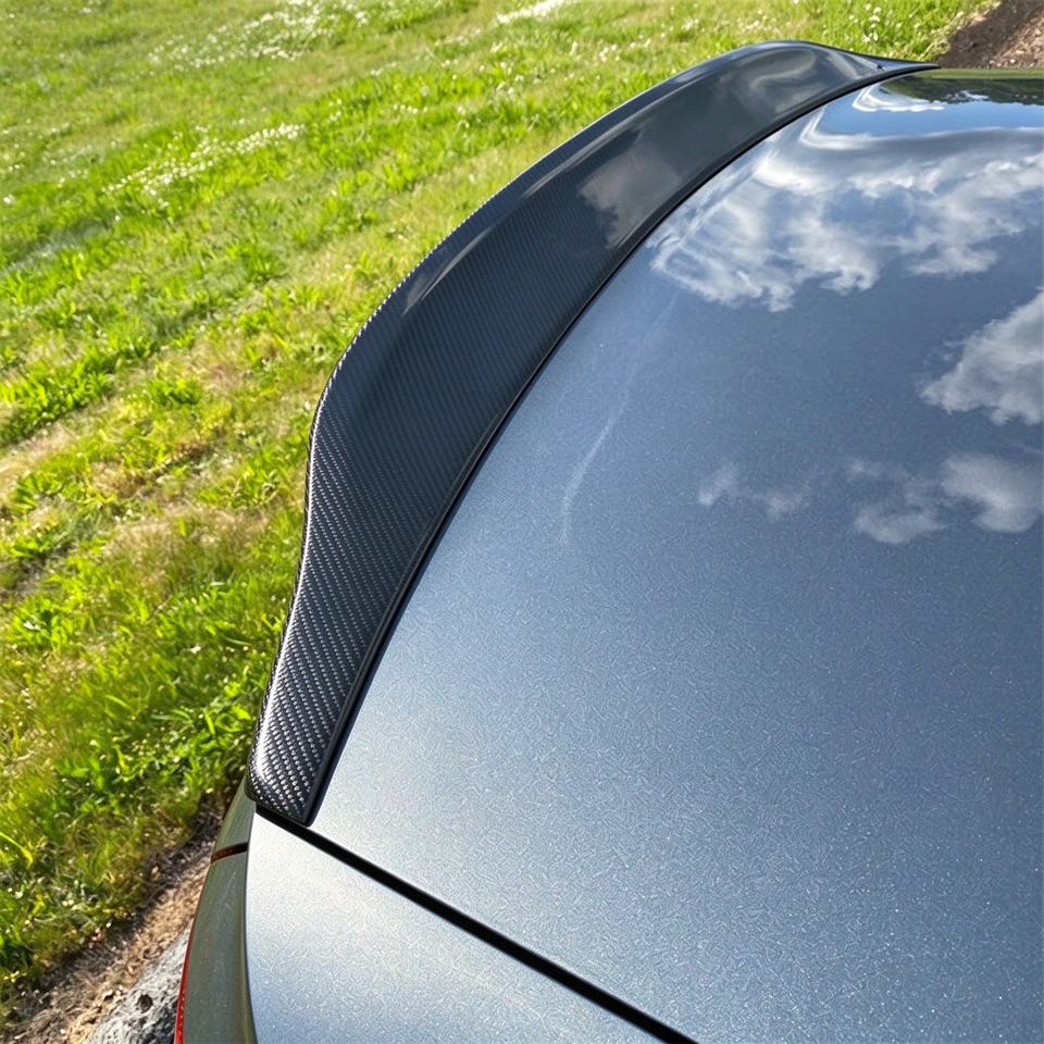 Carbon Fiber Caractere Style Rear Spoiler Gloss Black Rear Wing Trunk ...