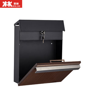 Boîte aux lettres en métal étanche pour extérieur, bureau et jardin Boîte aux lettres en tôle galvanisée pour <span class=keywords><strong>la</strong></span> livraison du courrier d'appartement - Product Image 4