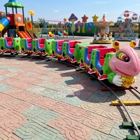 Sistema de Pistas Flexibles Personalizables, Tren Eléctrico Infantil con Diseño de Hormigas, Funcionamiento Confiable
