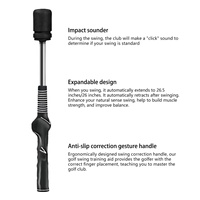 OEM ODM Bâton de golf télescopique pour entraînement intérieur/extérieur, simulateur de swing transfrontalier, accessoires auxiliaires, bâton d'impact