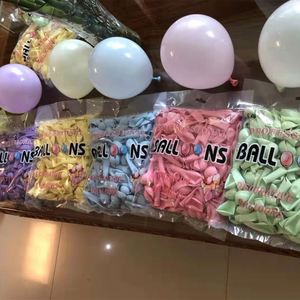 โรงงานลูกโป่งยี่ห้อ UN UW SHENGCHENG ลูกโป่งยางลาเท็กซ์สีมาการองทรงกลมสำหรับตกแต่งงานแต่งงาน งานวันเกิด - Product Image 3