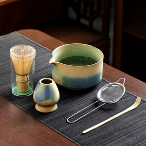 Custom Logo Handmade Classic Glazed Ceramic 600ml Portable & Eco-Friendly <b>Matcha</b> <b>Tea</b> Bowl Spout Japanese Style Porcelain Bowl - Product Image 1