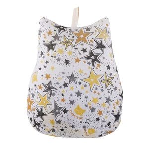 Fermaporta Decorativo a Forma di Gufo in Morbido Cotone Peluche con Motivo a Stelle, Personalizzabile, per Arredamento Casa - Product Image 2