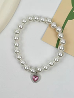 Collier pour chien réglable en plastique de luxe avec pendentif cœur, motif uni, accessoire de bijouterie élégant