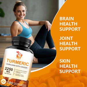 Capsules de curcuma Wellbody OEM/ODM pour soutenir le confort et la mobilité des articulations, extrait de curcumine, complément alimentaire à base de plantes - Product Image 4