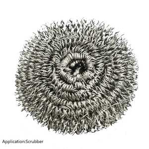 Fil en acier inoxydable de haute qualité AISI 304 316L 1,0 mm 0,8 mm pour épurateur à mailles de corde avec services de pliage et de soudage - Product Image 3