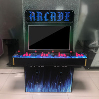 Machine de jeu d'arcade en bois personnalisée HB-064, modèle professionnel, cabinet créatif, WiFi, 2 à 4 joueurs, anglais, espagnol, japonais
