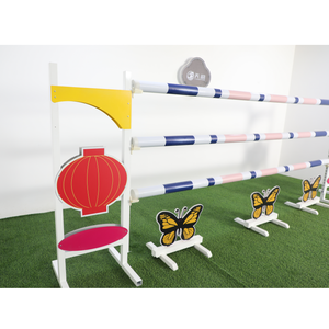 Tianyun Chất Lượng Cao 1.7M PVC Và Nhôm Cưỡi Ngựa Đào Tạo Nhảy Khối Phương Tây Nhảy Đứng Hot Bán Ngựa Nhảy Đứng - Product Image 5