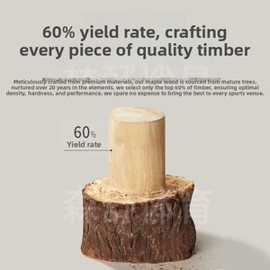 Pavimentazione Sportiva in Legno d'Acero per Campi <span class=keywords><strong>da</strong></span> <span class=keywords><strong>Basket</strong></span> al Chiuso, Resistente all'Usura con Caratteristiche di Assorbimento degli Urti ed Ecosostenibilità - Product Image 4