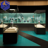 Vitrine d'exposition pour bijoux et montres avec éclairage LED, design durable et écologique, garantie de 3 ans