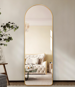 Floor <strong>Mirror</strong> <strong>with</strong> Aluminum Frame Wholesale Silver <strong>Decorative</strong> <strong>Mirror</strong> Full Length <strong>Mirror</strong> - Product Image 2