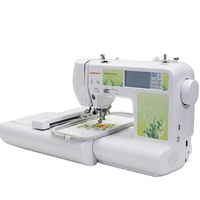 Machine à broder informatisée JK890B pour usage domestique, automatique avec prise en charge USB, 75 motifs de broderie pour la couture et l'usage industriel