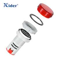 AD22-22AM circulaire 22mm indicateur LED compteur de courant indicateur numérique blanc