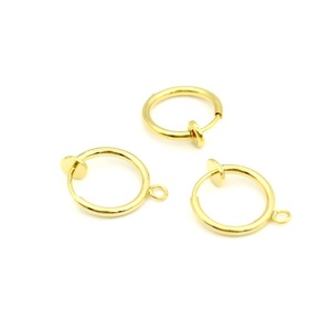 <b>Clip</b>-On Earrings Stainless Steel Round 13mm <b>Spring</b> Painless For Non-Pierced Ears DIY Jewelry Accessories - Product Image 5