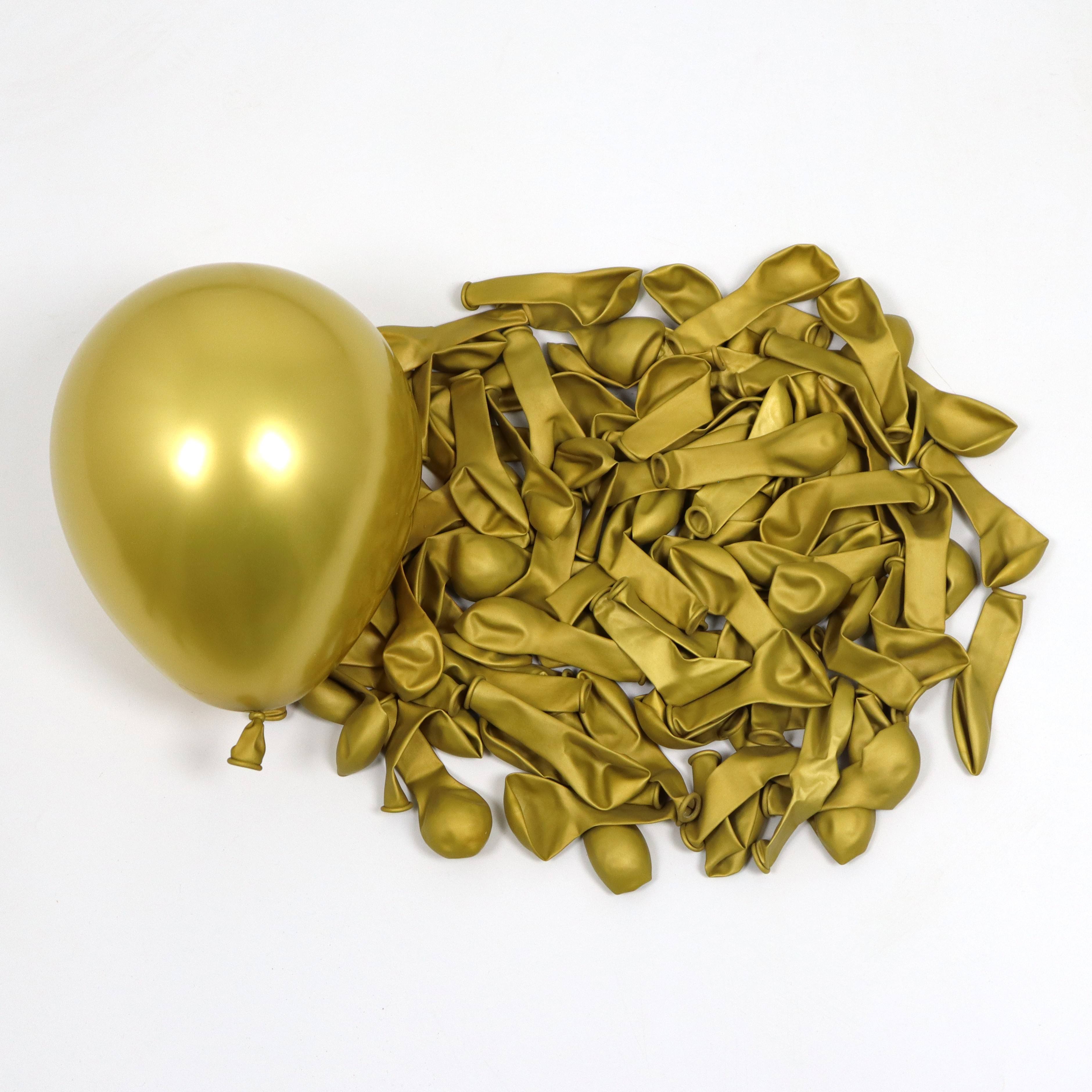 Chrome Metallic Latex Balloons Party Decoration Balloons Manufacturers Thick Biodegradable Metal Latex Balloon