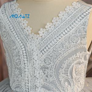 <span class=keywords><strong>Vestido</strong></span> <span class=keywords><strong>Moderno</strong></span> de Satén MQATZ para Niñas, Traje de Princesa con Cuentas para Fiesta de Cumpleaños, Atuendo para Bebés, Celebración en la Playa LP685 - Product Image 5