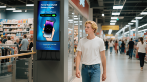 Y2Power <span class=keywords><strong>EKO</strong></span> 2 Station de recharge rapide murale pour téléphones portables avec écran numérique 32 pouces pour lieux publics, en acier laminé à froid - Product Image 5