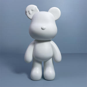 Peinture DIY Violence Bear Bearbricks Peinture fluide manuelle Décoration créative de la maison Décoration de la chambre Figurine de poupée faite à la main Jouets Cadeau - Product Image 4