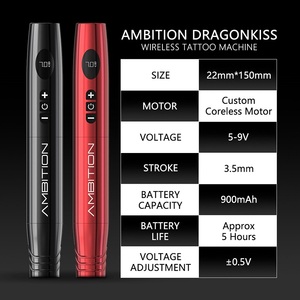 Mesin Microblading Wireless Ambition <span class=keywords><strong>P</strong></span> M U dengan Stroke 3.5mm untuk Eyeliner, Bibir, Kulit Kepala, dan Tato Kecil - Product Image 2