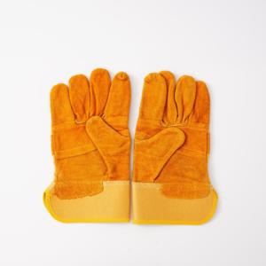 Gants <span class=keywords><strong>de</strong></span> soudage en cuir <span class=keywords><strong>de</strong></span> vache véritable, doublure isolante anti-étincelles, paume renforcée, antidérapants, pour travaux <span class=keywords><strong>de</strong></span> soudage métallique - Product Image 5