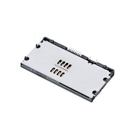 Connecteur arrière pour carte intelligente MUP, prix usine, 8 broches, DIP+SMT, technologie à friction normalement ouverte, support de circuit imprimé pour POS