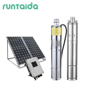 2hp high head surface irrigation booster powered submersible solar water pump for deep well