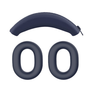 Housse de protection pour casque MQ Zipper compatible avec les écouteurs <span class=keywords><strong>Sony</strong></span> <span class=keywords><strong>WH</strong></span> 1000XM4, en silicone, anti-poussière et anti-rayures, accessoires. - Product Image 6