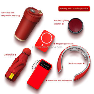 Taza esmerilada Masajeador de cuello Altavoz RGB Regalos del Día del <span class=keywords><strong>Padre</strong></span> Regalos para negocios Conjunto de regalo corporativo Promocional de lujo - Product Image 2