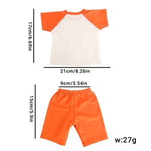 Ensemble T-shirt et pantalon en dacron MSYO pour poupées américaines de 18 pouces - Jouet modèle, jouet en peluche, jouet miniature DIY pour filles - Product Image 6