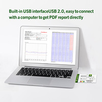 Registrador de Datos de Temperatura USB Freshliance de Un Solo Uso - Registrador de Informes en PDF Sin Necesidad de Software para Cadena de Frío