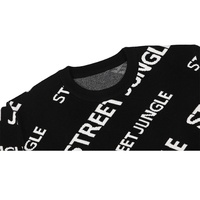 Pull personnalisé avec logo pour homme, fabricant OEM, pull jacquard décontracté, tricot d'hiver, col rond, pull en coton tricoté, pull personnalisé