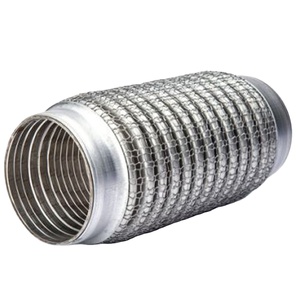 Tuyau flexible d'échappement universel de tresse de maille de voiture de taille personnalisée de bonne qualité pour le système d'échappement - Product Image 1