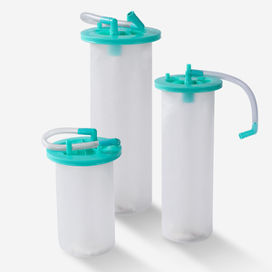 Penyaring garis hisap sekali pakai Hispa + agen GEL-tutup hijau 1500mlB CE perangkat medis Kelas I terdaftar untuk ruang operasi - Product Image 3