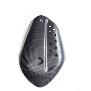 Piezas de motocicleta de fibra de carbono de calidad, cubierta de escape de carbono mate para 2019 <span class=keywords><strong>Triumph</strong></span> <span class=keywords><strong>Scrambler</strong></span> <span class=keywords><strong>1200</strong></span> - Product Image 3