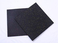 Tapis de sol en caoutchouc, équipement de gymnastique, coussin d'isolation phonique, tapis d'absorption des chocs, haltères, sol antichocs, commercial, non