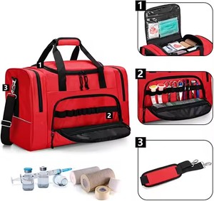 Bolsa de lona de trauma grande profesional con correa para el hombro para primeros respondedores Cuidado de la salud en el hogar y estudios clínicos Bolsa médica - Product Image 6
