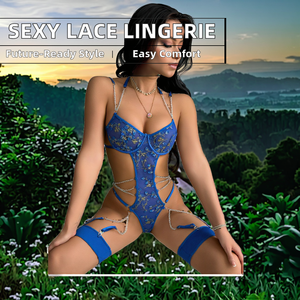 Combinaisons en dentelle sexy, contrôle ferme, vêtements de danse exotiques pour femmes, tenue de strip-teaseuse, sous-vêtements érotiques - Product Image 2