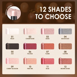 FOCALLURE FA38 crème ombre à paupières scintillante 24 couleurs bâton d'ombre à paupières étanche - Product Image 6