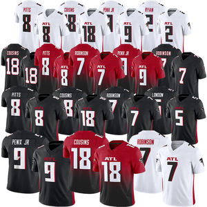 Nouveau maillot d'Atlanta 2026 # Maillot de football américain brodé 18 Kirk Cousins Bijan Robinson Michael Penix Jr Matt Ryan London Koo - Product Image 1